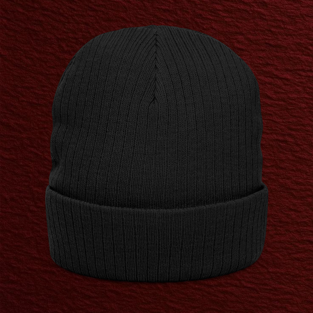 Ribbed Knit Beanie (Embroidery)