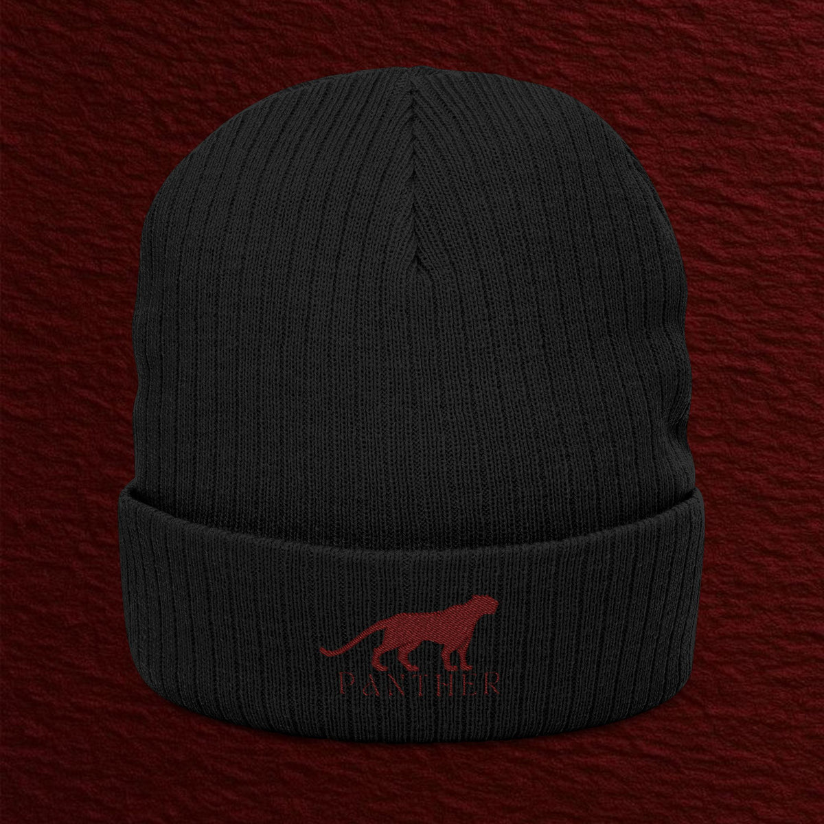 Ribbed Knit Beanie (Embroidery)